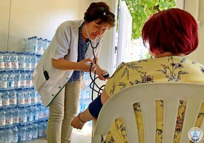 Asistență medicală în containerele anticaniculă!  