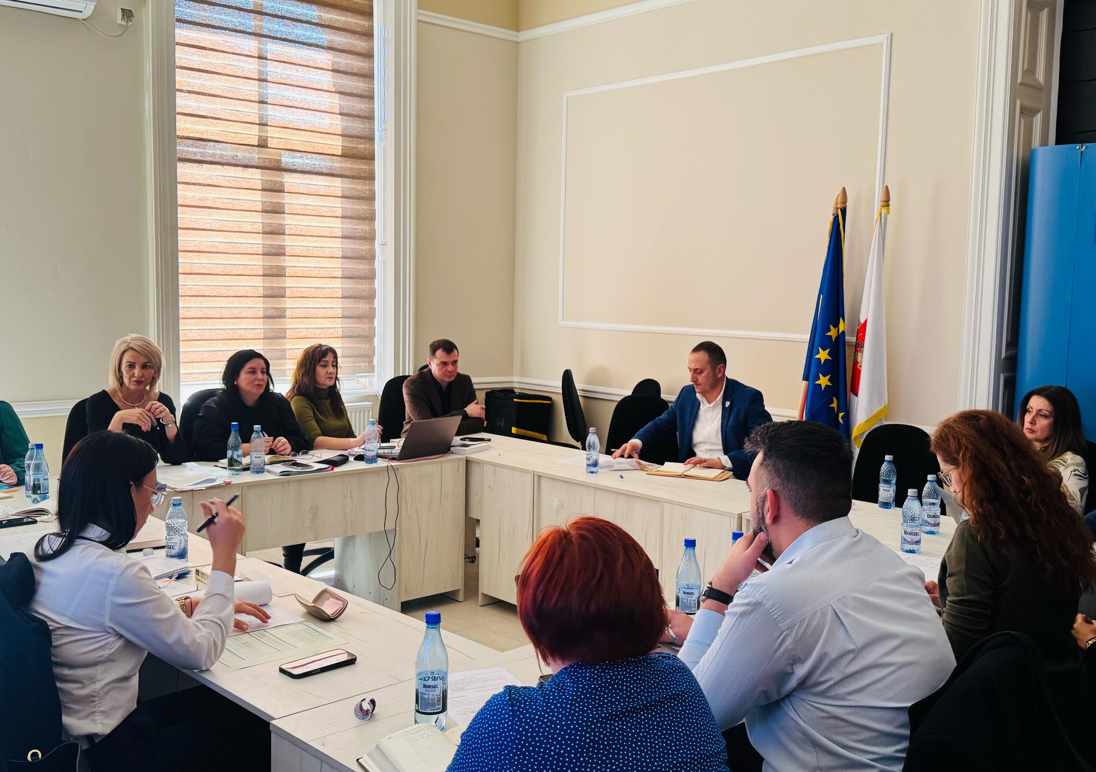 Întâlnire între Lucian Ioan Rus, primarul municipiului Deva și reprezentanții ADR Vest