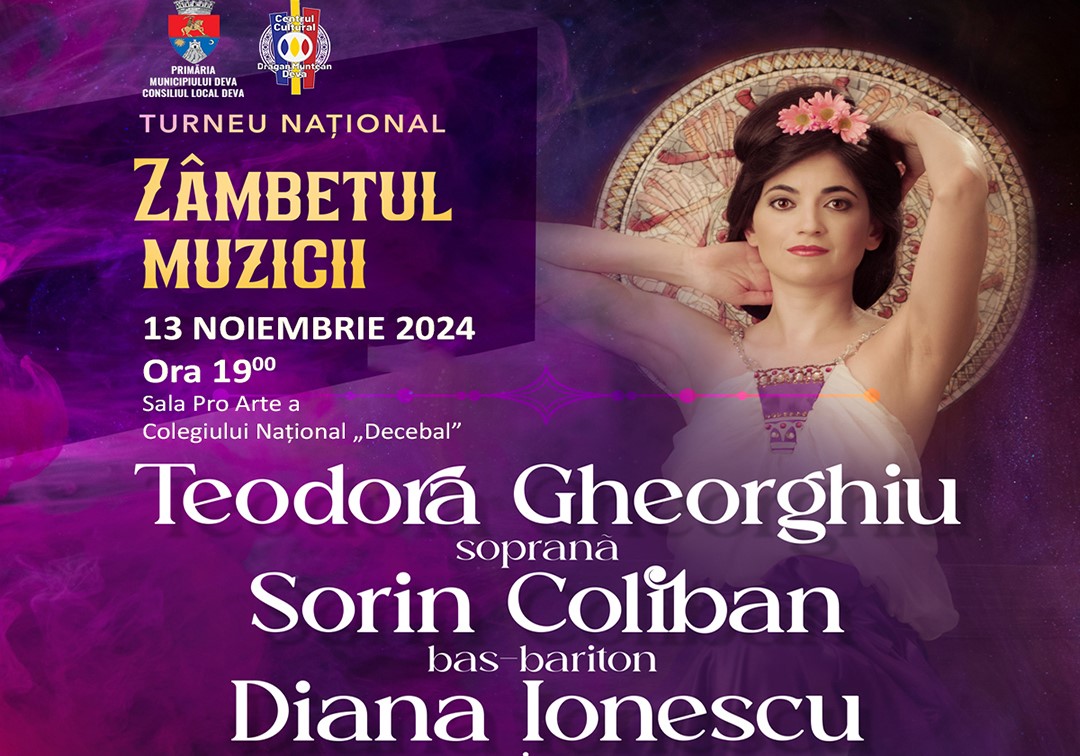 Turneul Naţional „Zâmbetul Muzicii” poposește la Deva!
