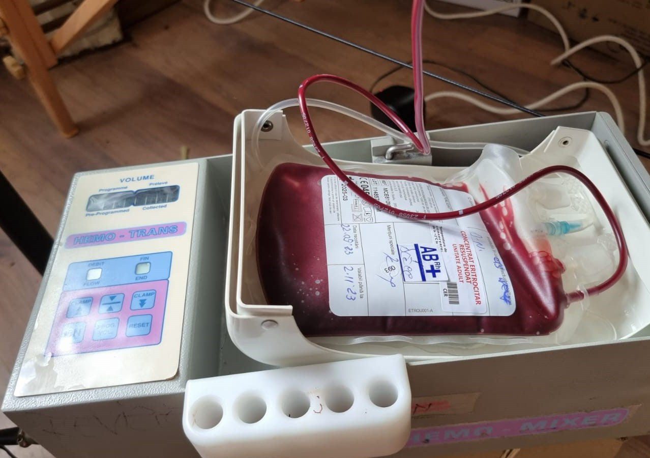 Donarea de sânge salvează vieți!