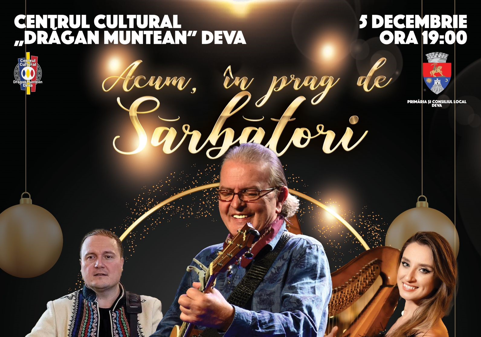 „Acum, în prag de sărbători” - concert de colinde și cântece de Crăciun
