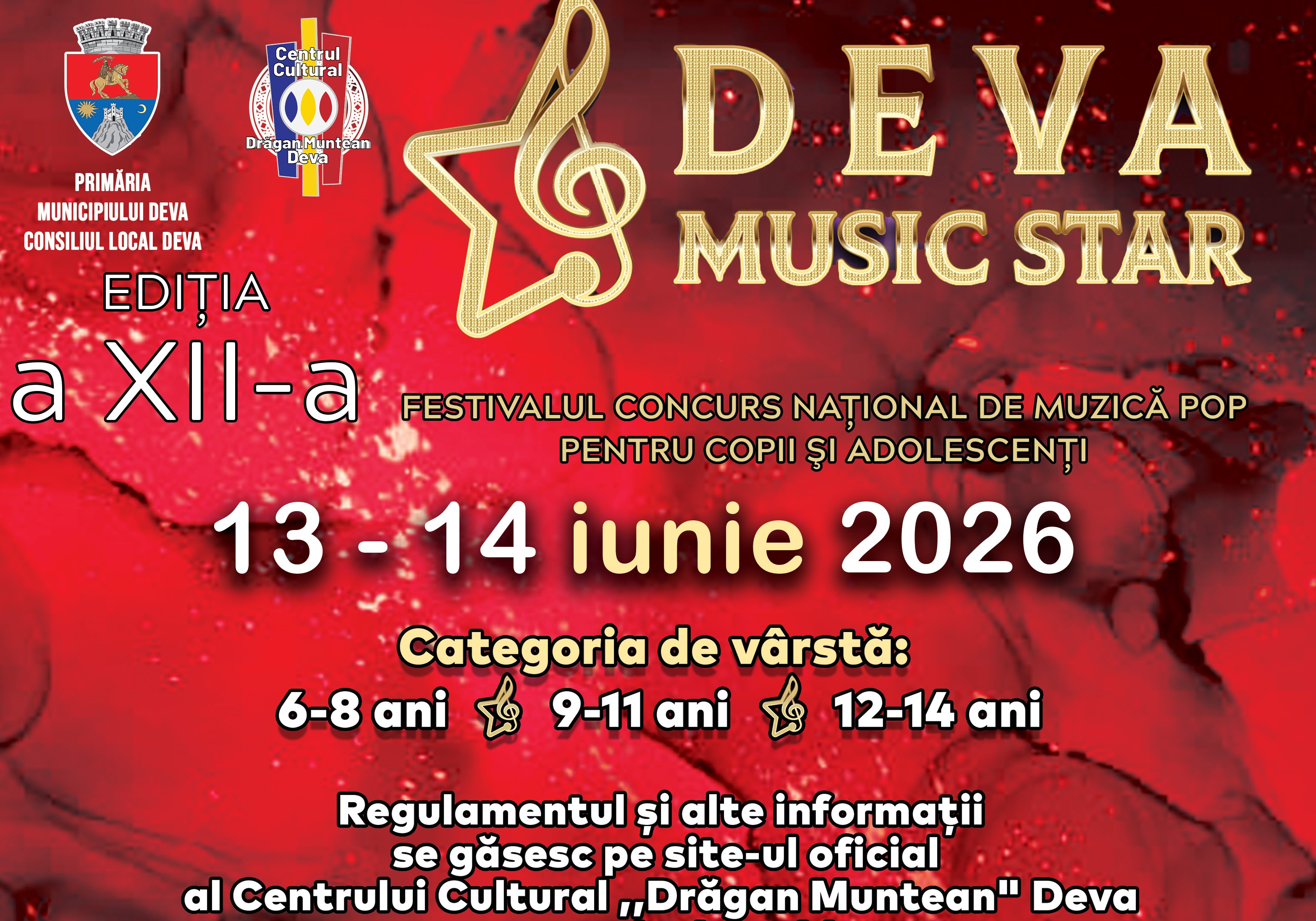 Au început înscrierile la Festivalul Concurs Național „Deva Music Star” 2026