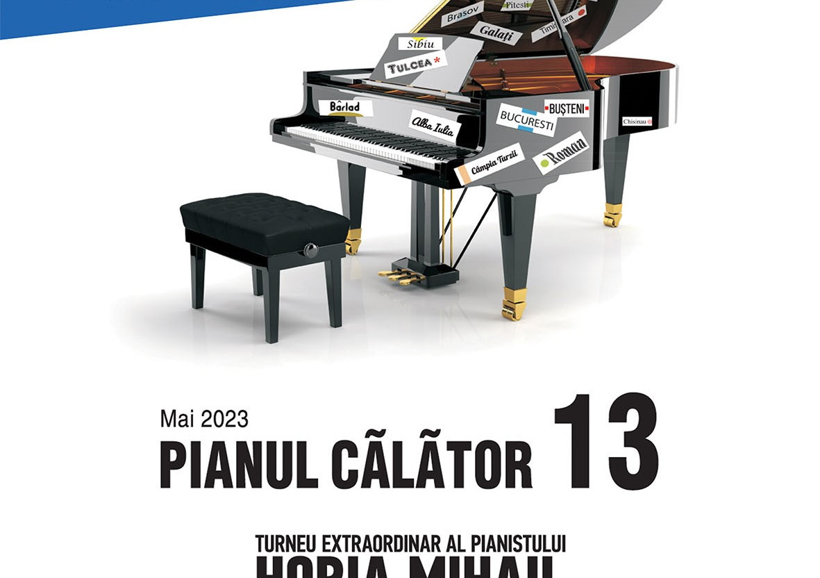 Turneul „Pianul Călător 13”, al pianistului Horia Mihail, revine la Deva!