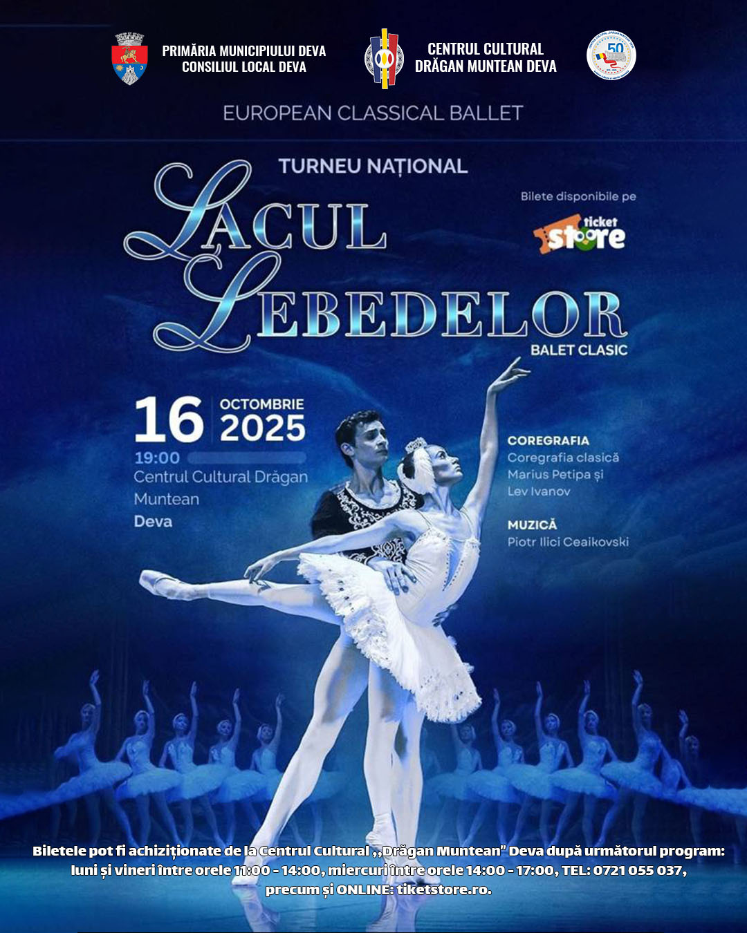 „Lacul Lebedelor” – Baletul iubirii eterne, pe scena din Deva!
