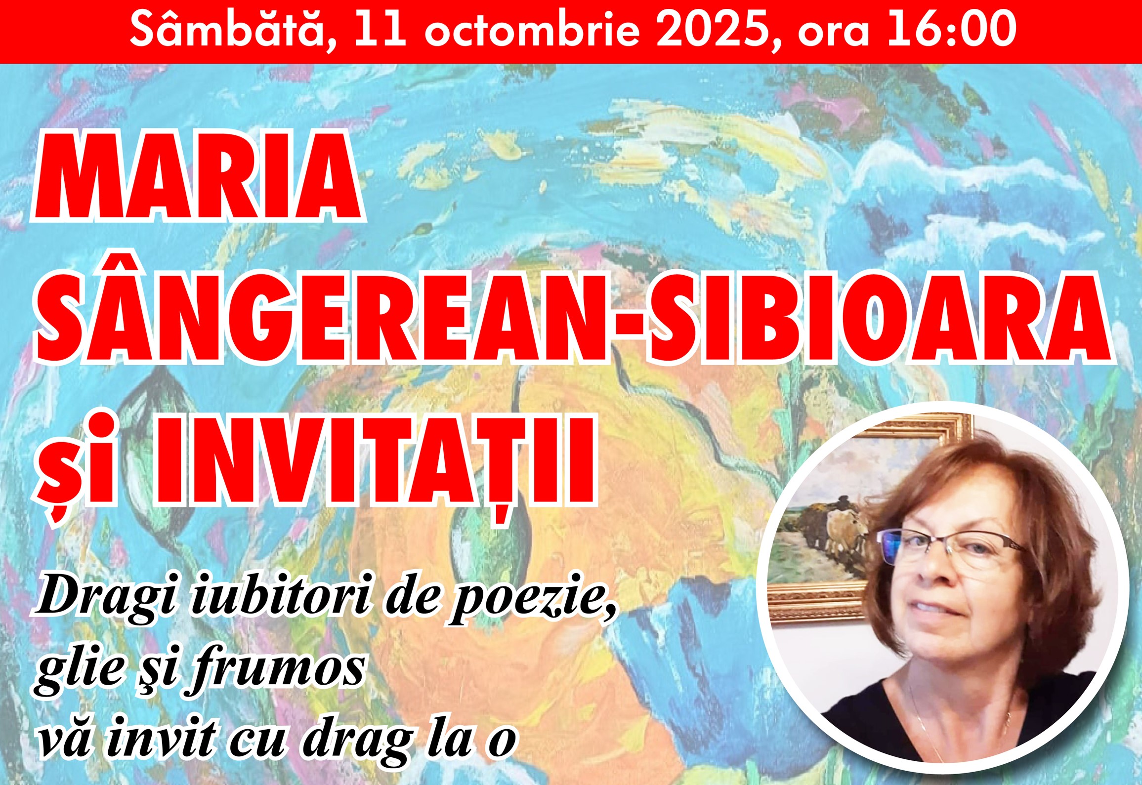Tripla lansare de carte a autoarei Maria Sângerean-Sibioara