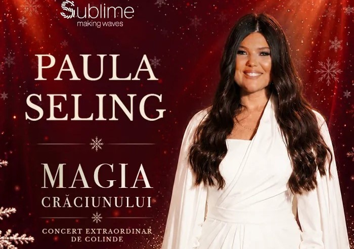 Paula Seling aduce „Magia Crăciunului” la Deva 