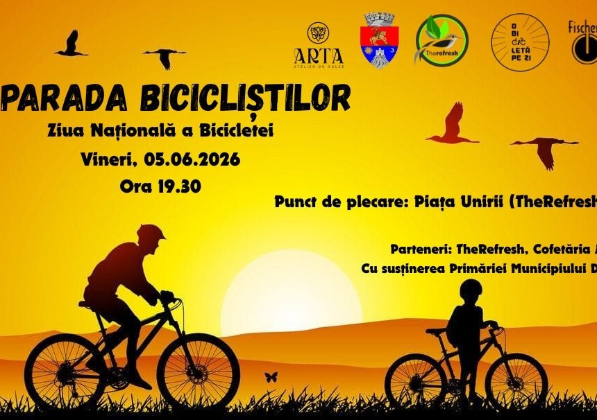 Restricții de circulație la Deva cu ocazia Paradei Bicicliștilor!