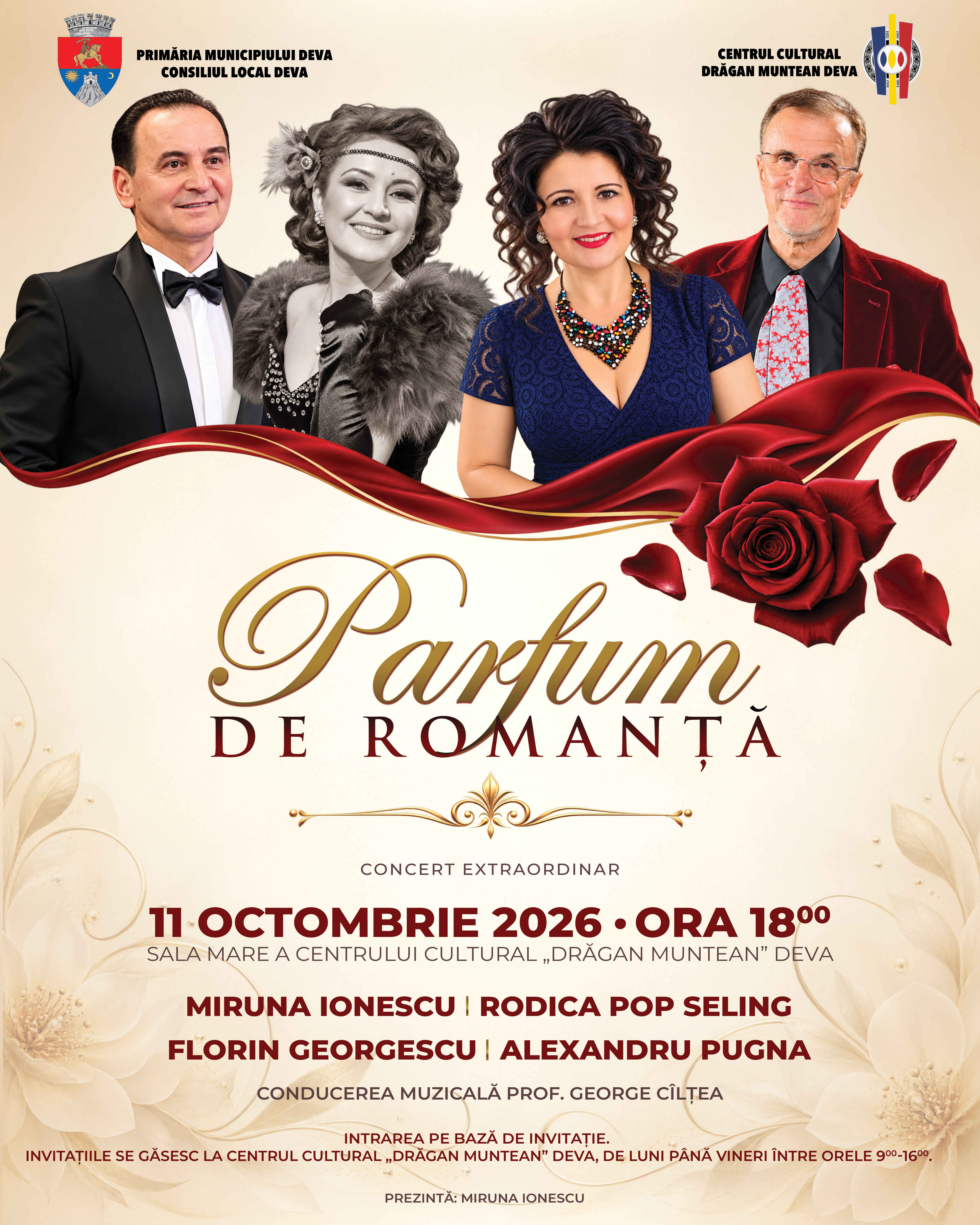 „Parfum de Romanță” la Deva – o seară în care muzica și poezia readuc farmecul de altădată al romanței românești
