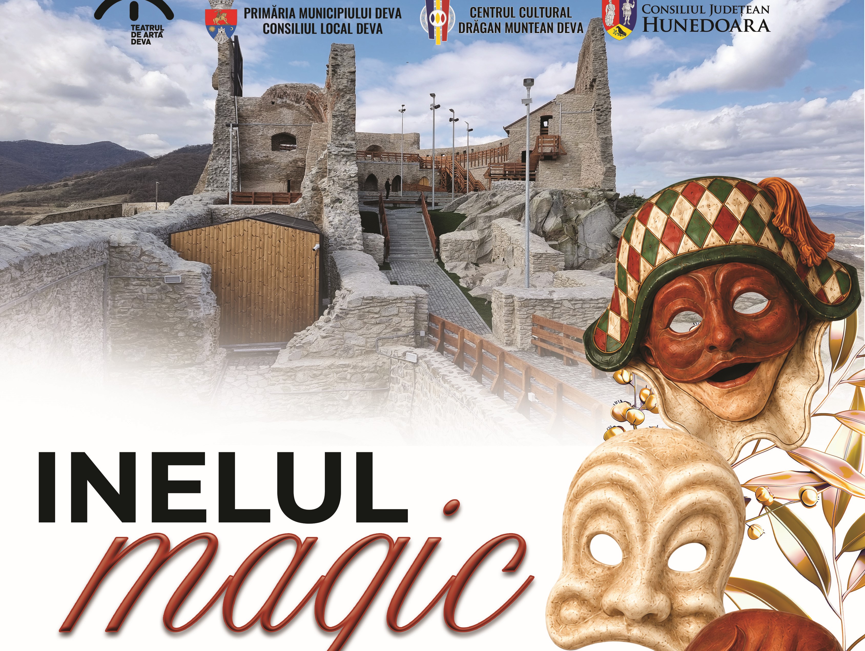 „Inelul Magic”, din nou pe scenă în Cetatea Devei: o nouă întâlnire cu universul Commedia dell’Arte