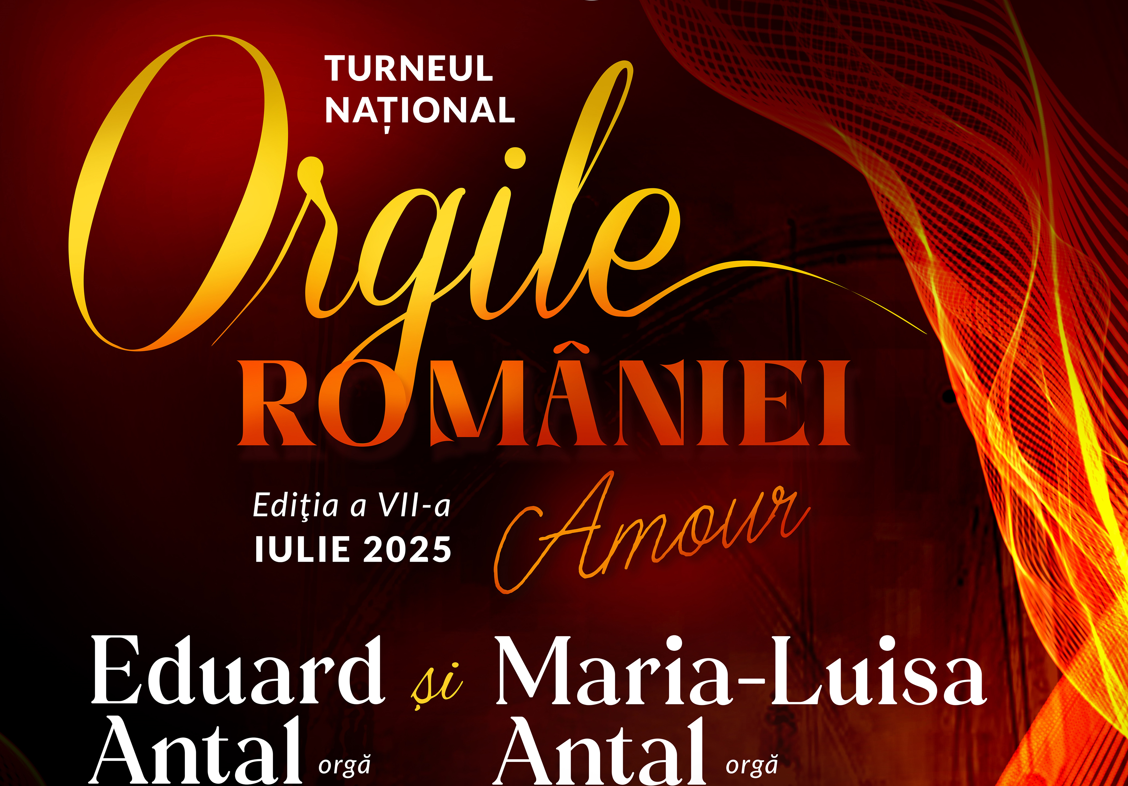 „L`amour” – Recital extraordinar de orgă la Deva, în cadrul turneului național „Orgile României”