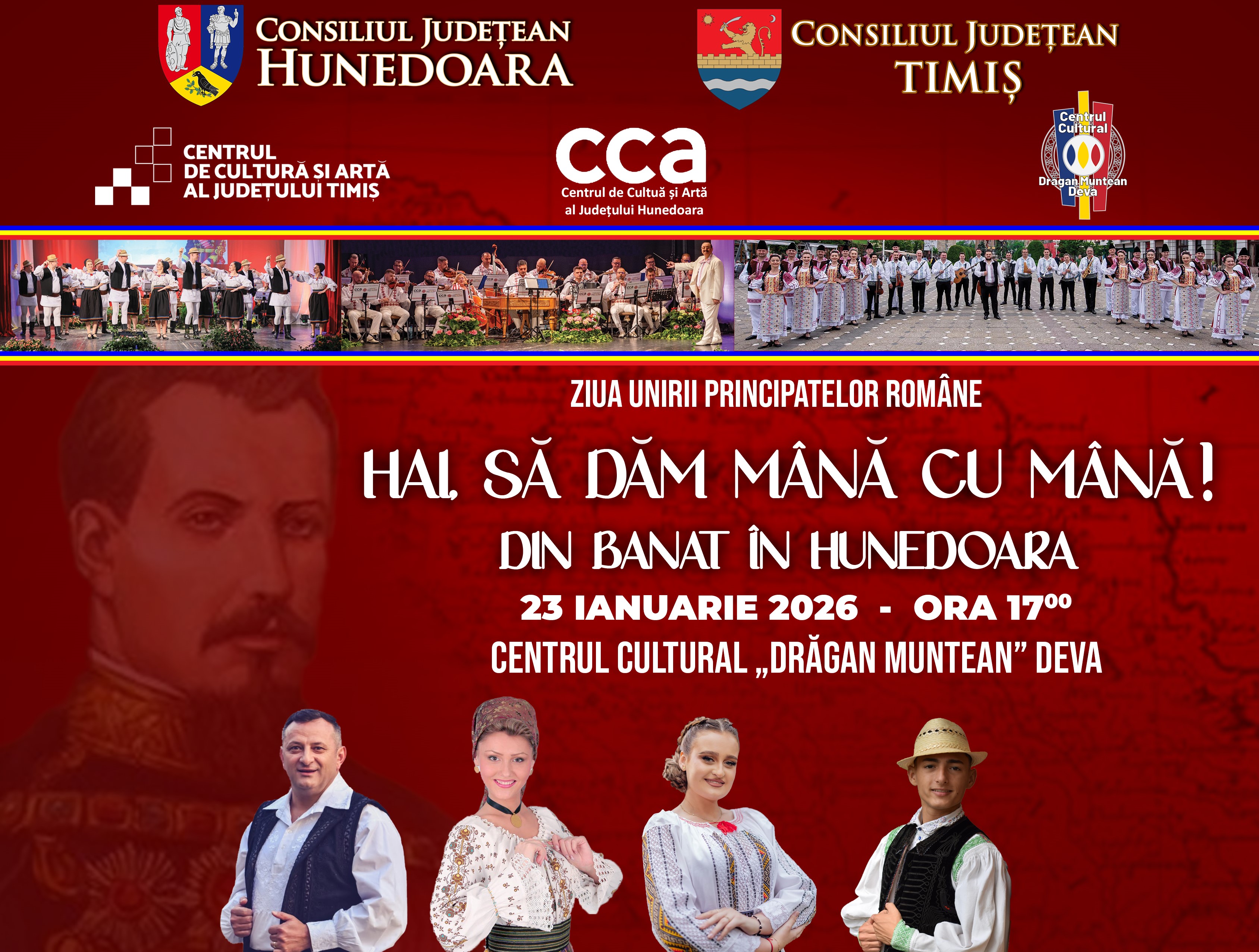 Tradiții unite sub Tricolor - Din Banat în Hunedoara, pe drumul Unirii