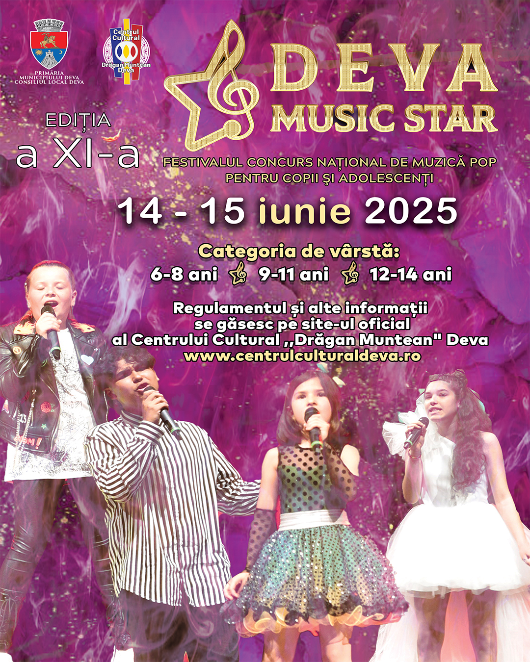 🎤 Descoperă viitoarele voci ale României la „DEVA MUSIC STAR” 2025!