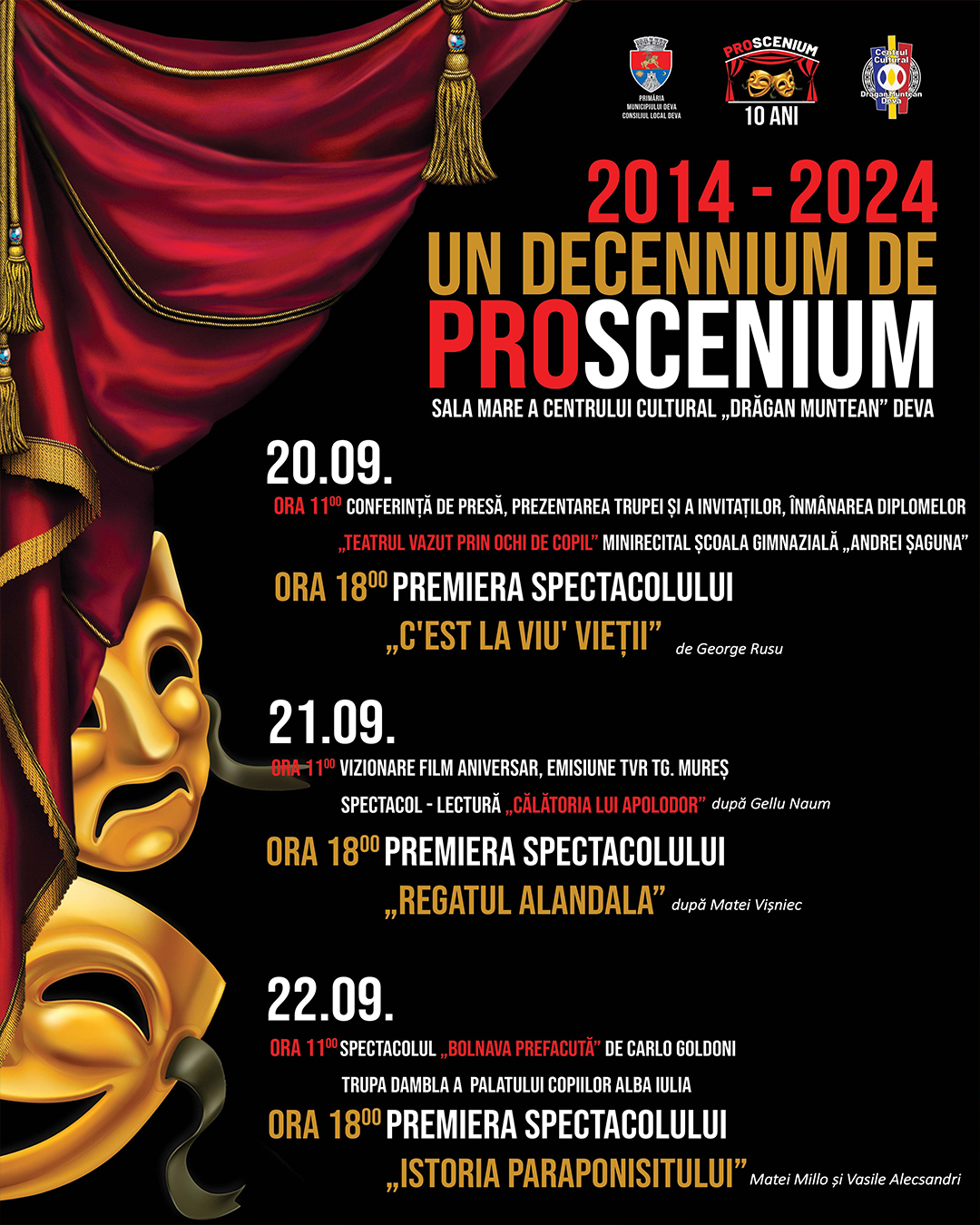 Eveniment omagial ,,Un decennium de Proscenium”