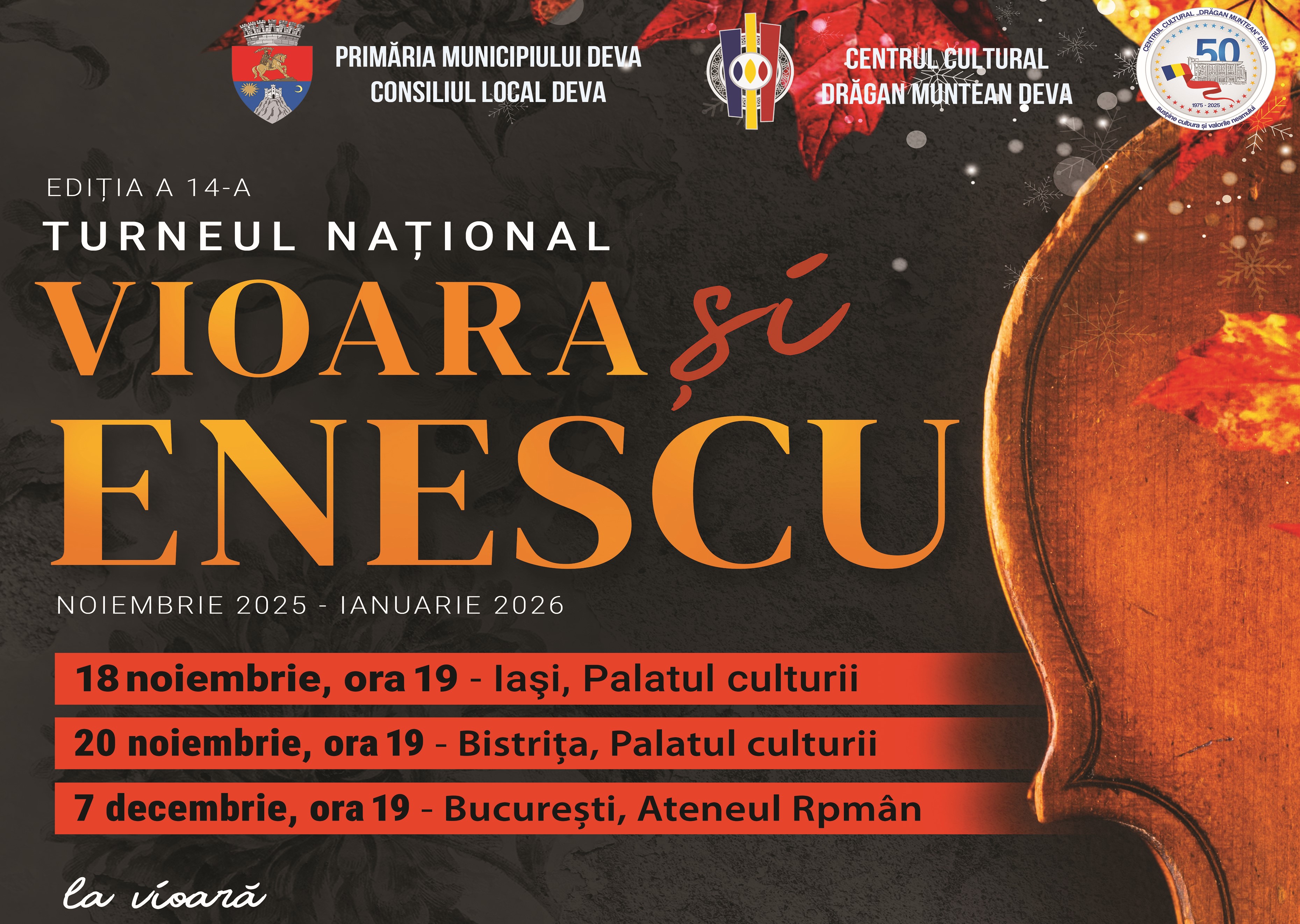 Spiritul lui Enescu revine la Deva 