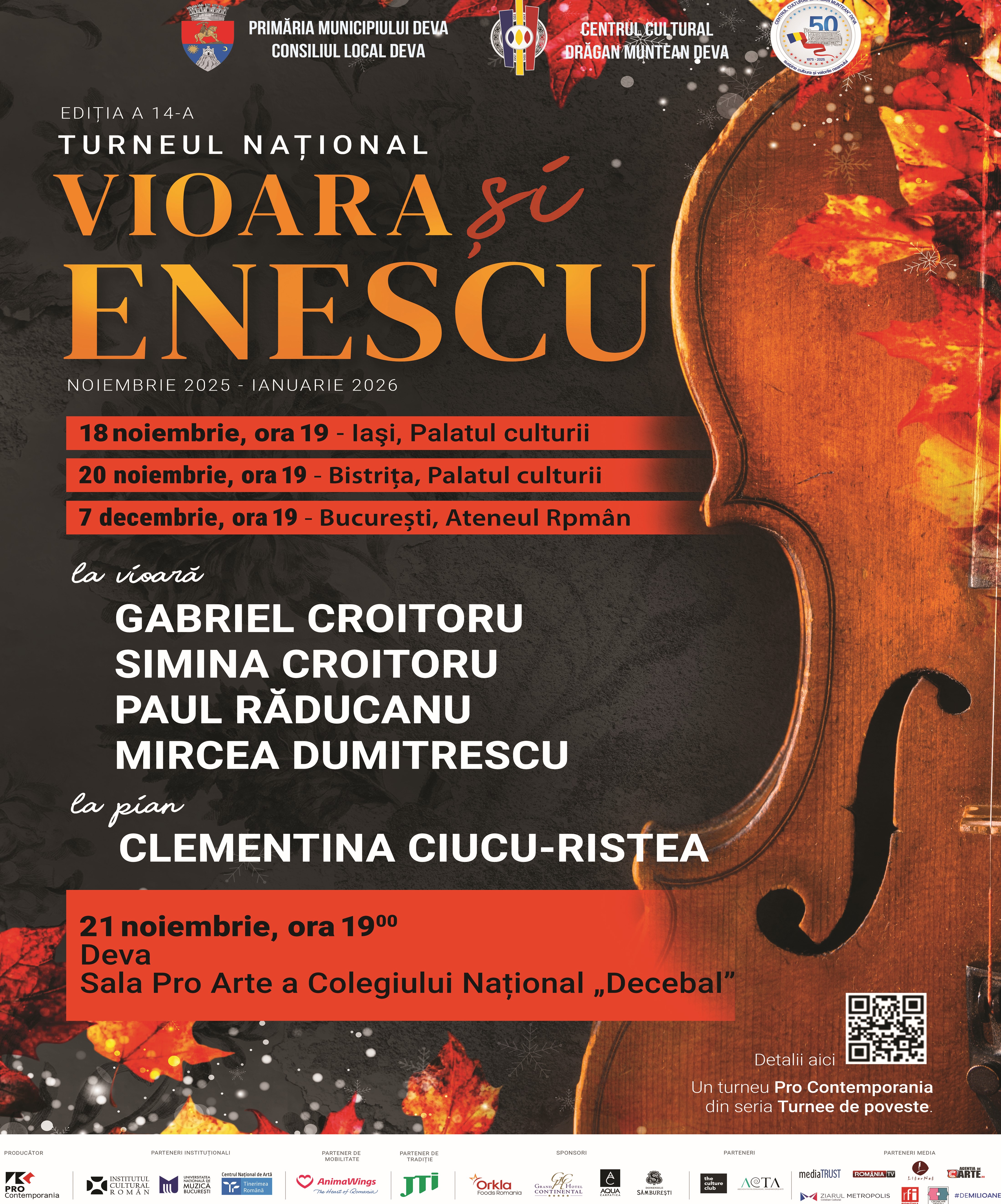 Spiritul lui Enescu revine la Deva 