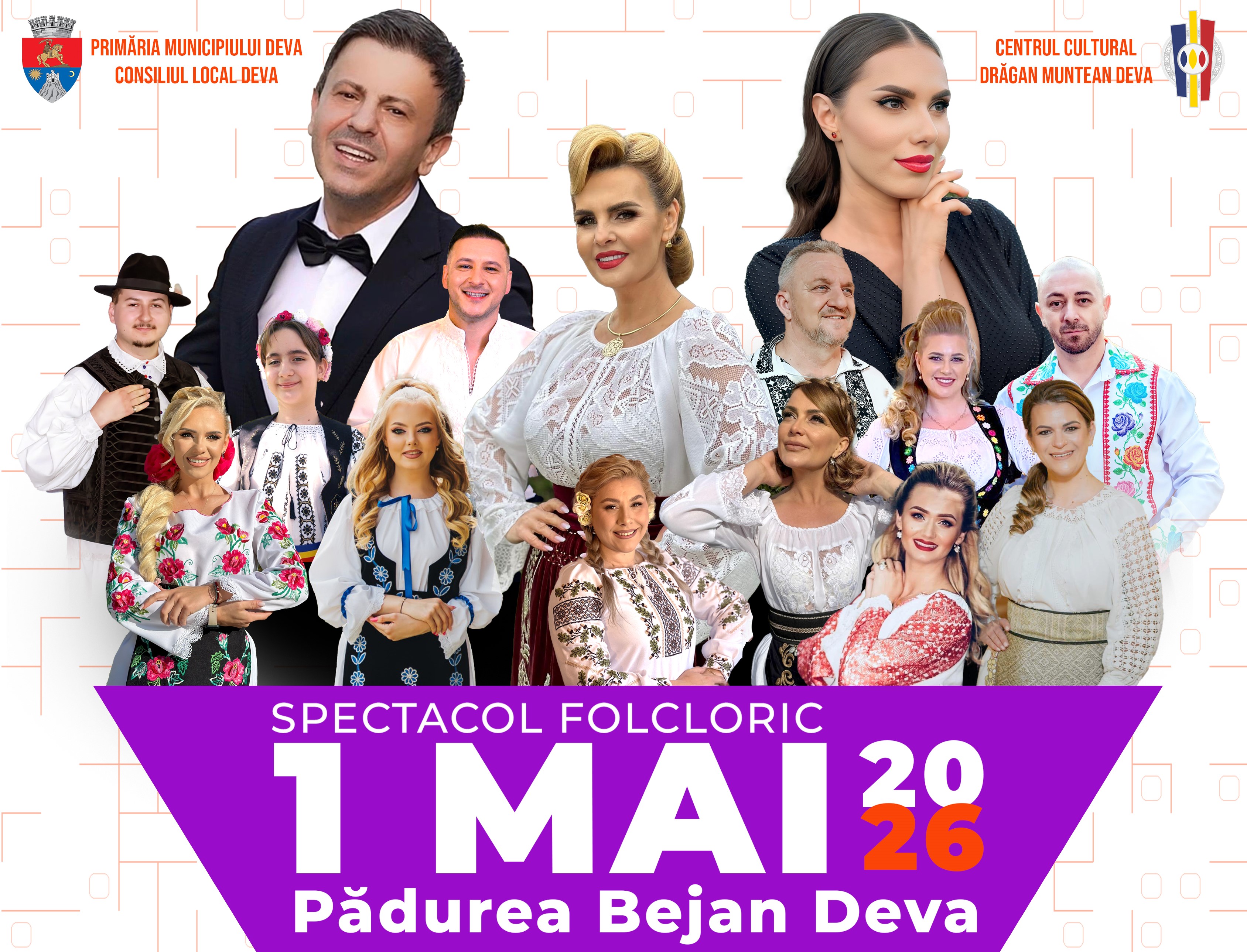 1 Mai în ritmuri autentice românești la Deva – Spectacol folcloric de excepție 