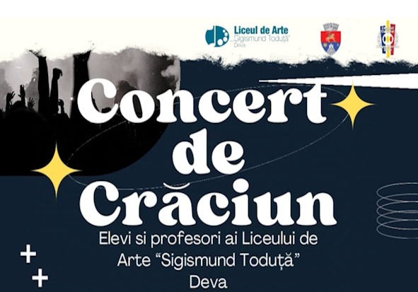 Magia sărbătorilor prin muzică: Concertele de Crăciun ale elevilor de la Liceul de Arte „Sigismund Toduță” Deva