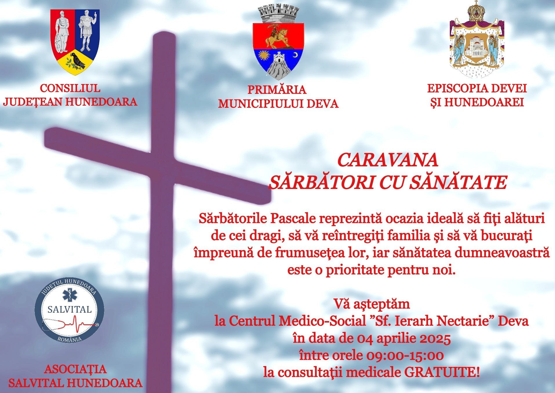 Primăria Municipiului Deva susține sănătatea comunității: Caravana ”Sărbători cu Sănătate” în parteneriat cu Asociația Salvital Hunedoara”