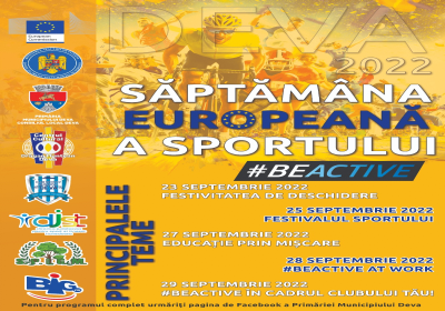 #BEACTIVE – Săptămâna europeană a sportului la Deva