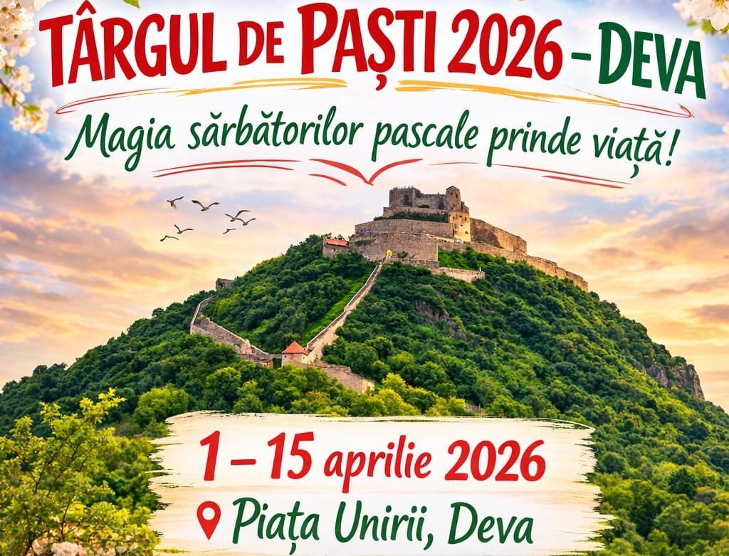 La Deva, magia sărbătorilor pascale prinde viață la Târgul de Paști 2026 