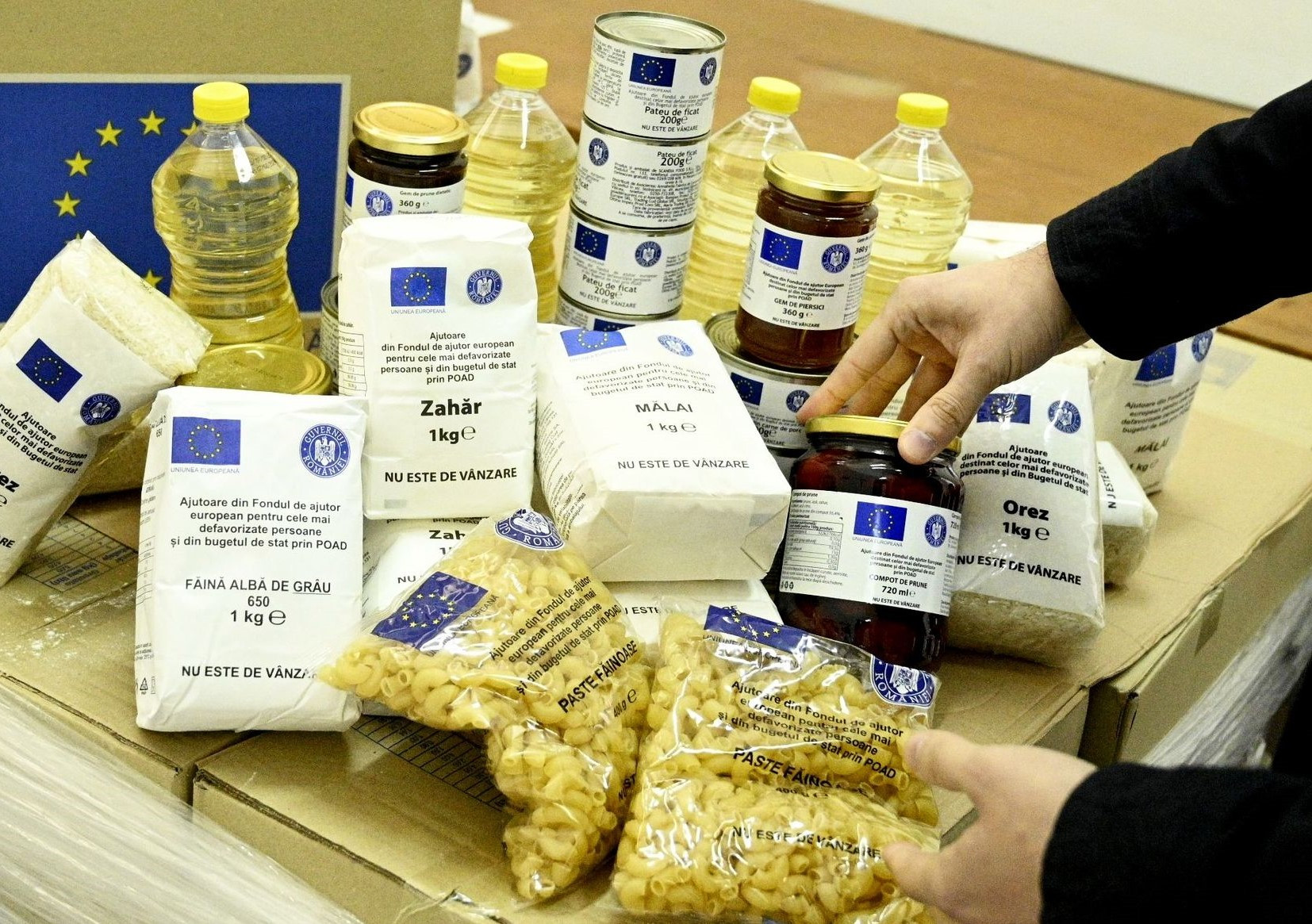 DAS Deva distribuie, de luni, alimentele gratuite pentru persoane cu dizabilități