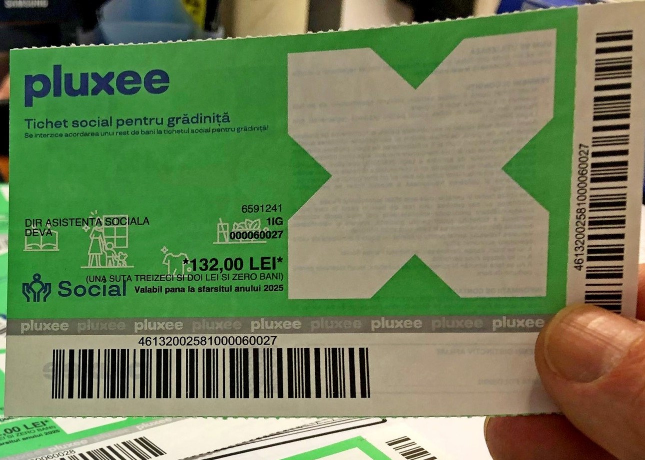 DAS Deva distribuie tichetele pentru grădiniţă – miercuri, 22 octombrie 2025