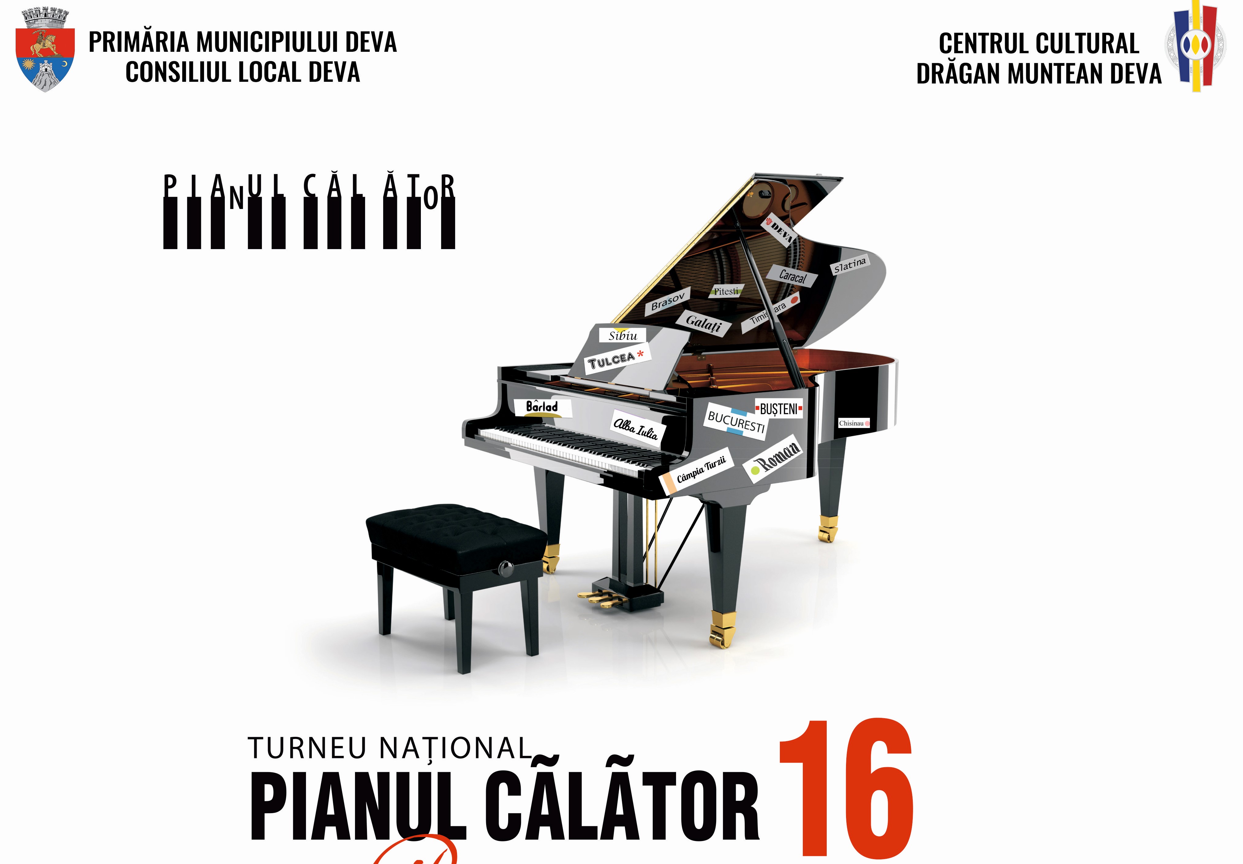Pianul Călător” revine la Deva: Horia Mihail aduce pe scenă capodopere semnate de marii pianiști-compozitori