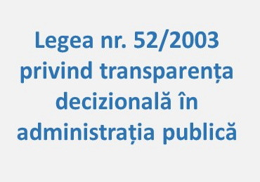Anunţ referitor la elaborarea unui proiect de act normativ