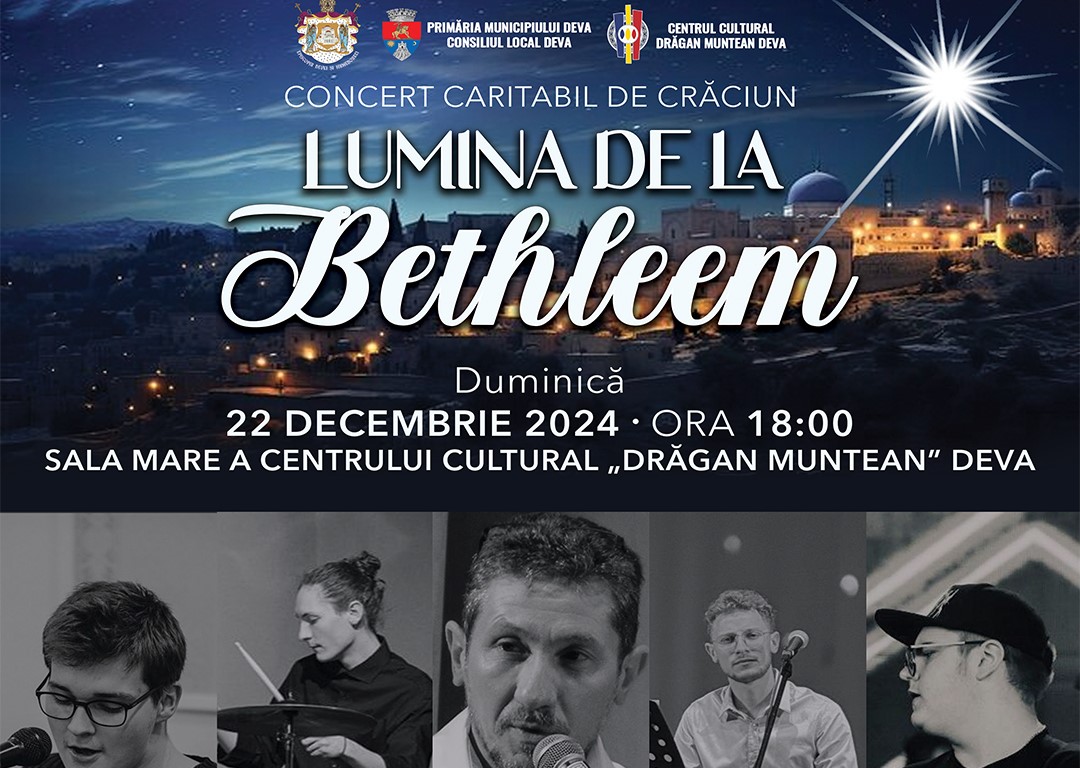 „Lumina de la Bethleem” – un concert de colinde cu scop caritabil
