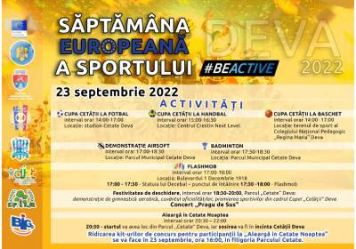 Săptămâna Europeană a Sportului aduce restricții de circulație la Deva