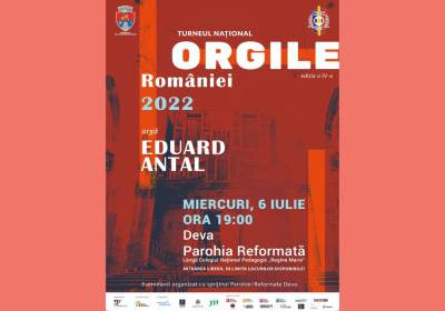 Turneul Național ,,Orgile României” ajunge la Deva!