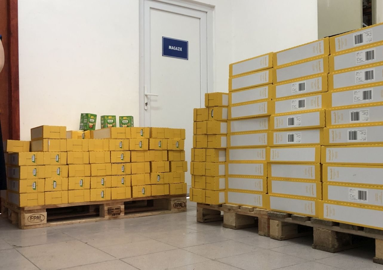 DAS Deva: Donație de produse alimentare pentru copii și vârstnici defavorizaţi
