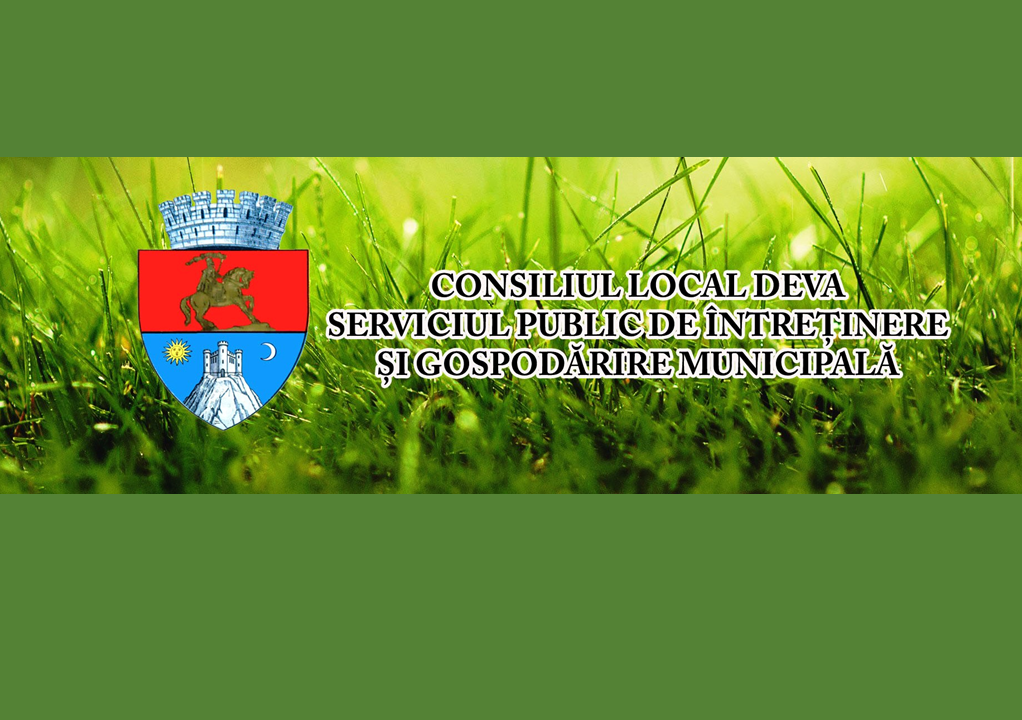 Serviciul Public de Întreținere și Gospodărie Municipală Deva: Canale de comunicare pentru locuitorii municipiului Deva: prin WhatsApp, e-mail sau la sediul SPIGM