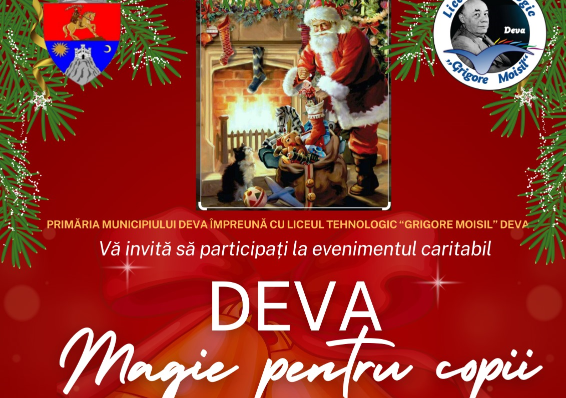 „Deva - magie pentru copii” – eveniment caritabil de Moș Nicolae