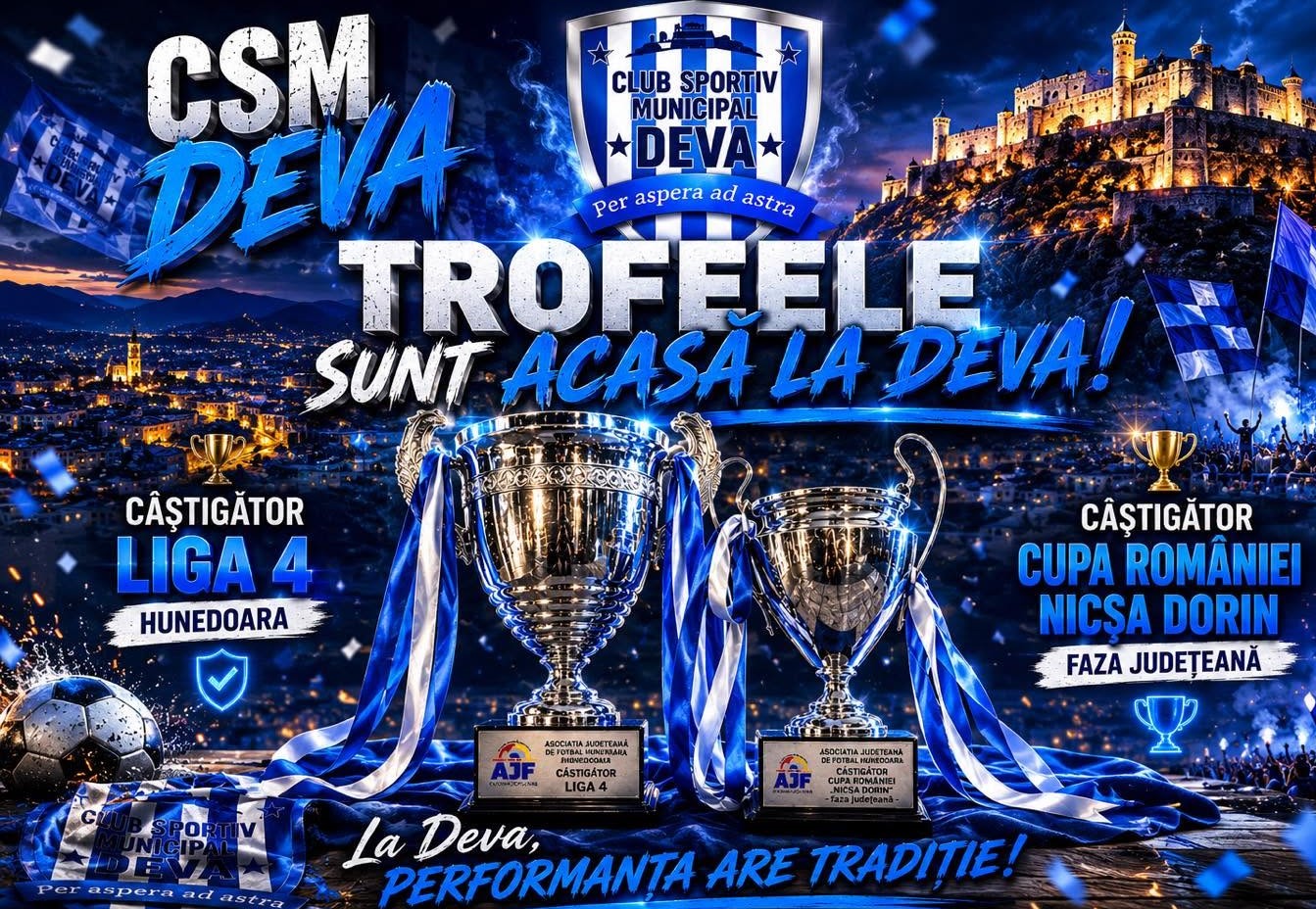 Felicitări CSM Deva pentru performanțele unui sezon de excepție!