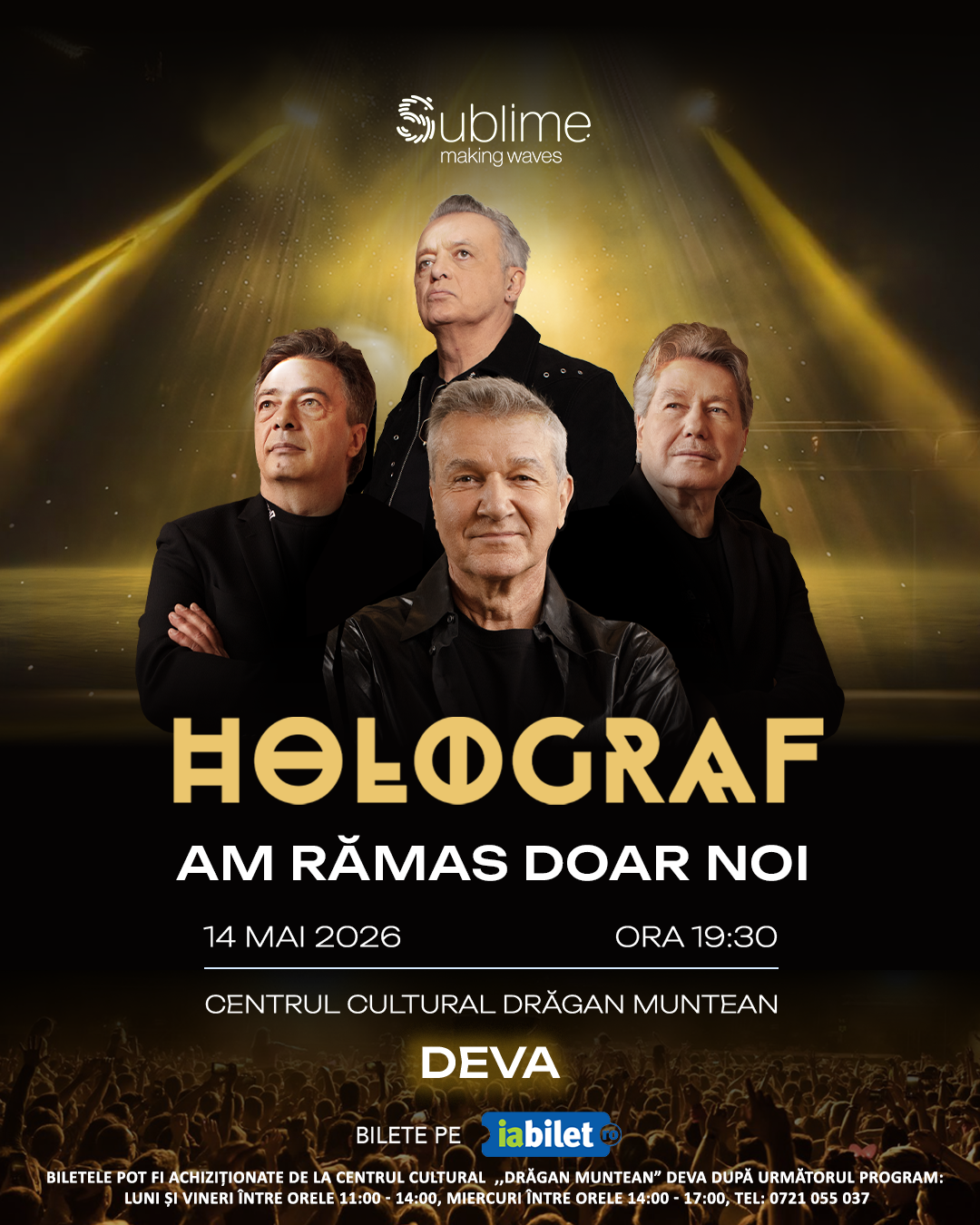 Holograf, din nou pe scena din Deva: o seară plină de emoție și nostalgie