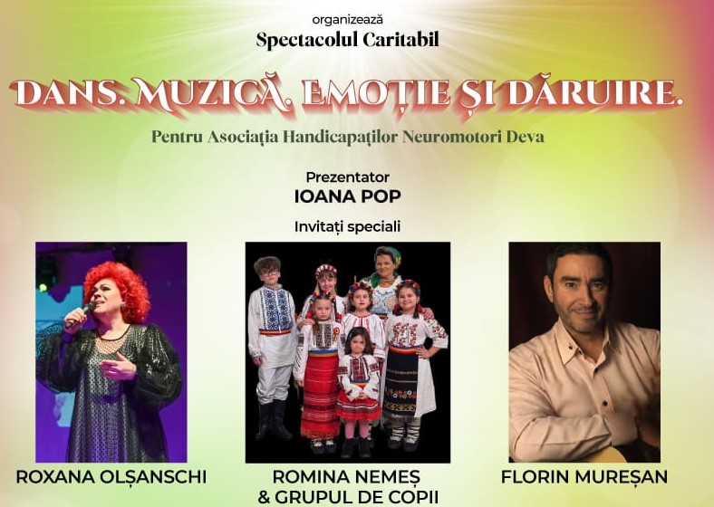 Un spectacol caritabil la Deva: Momentul când dansul și muzica devin speranță