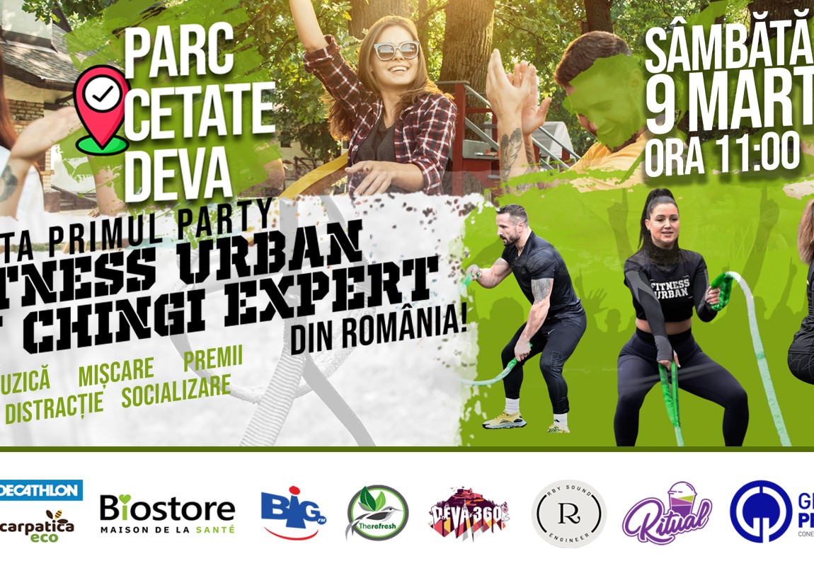 Primul Party Fitness Urban destinat familiilor din municipiul Deva!