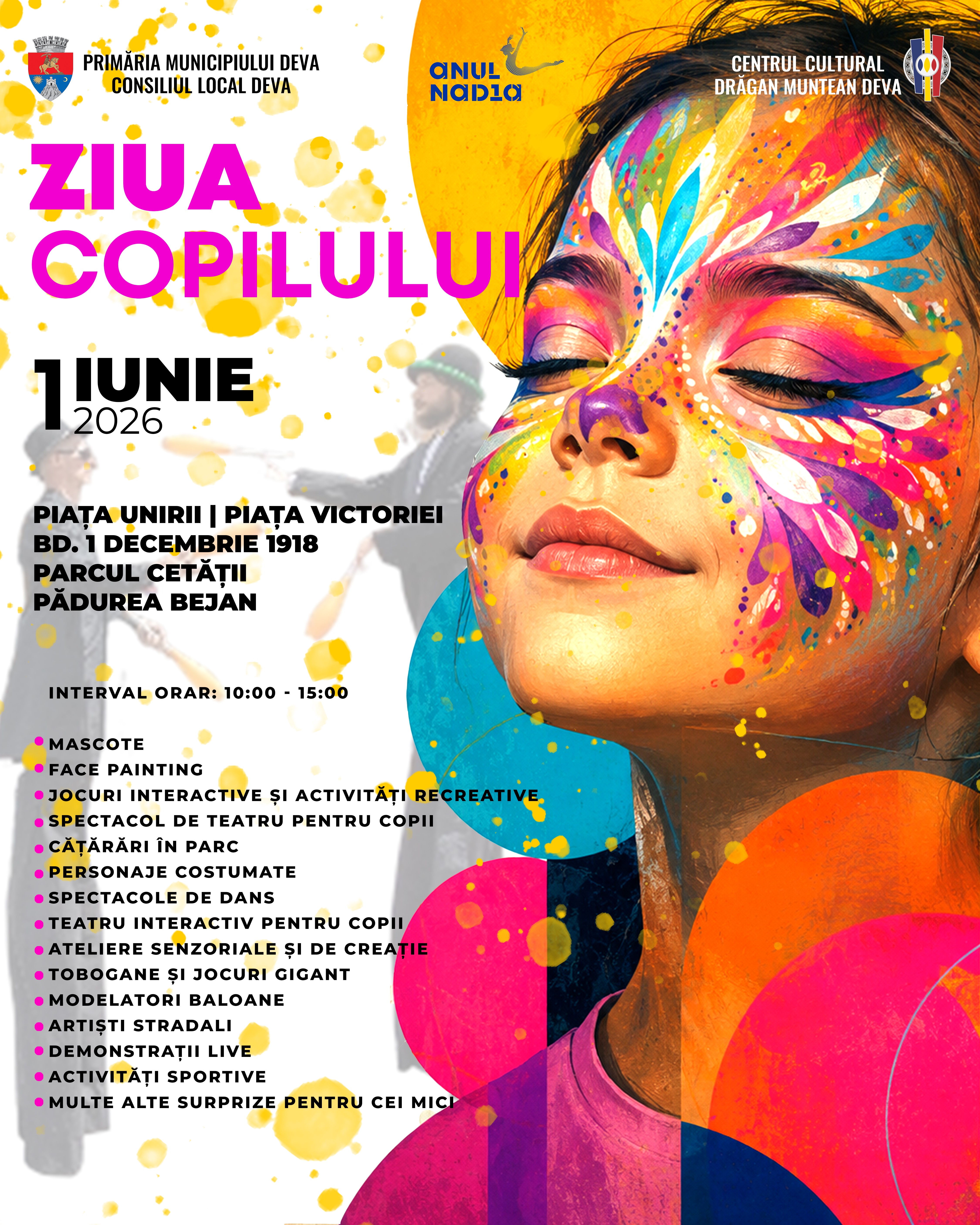 Ziua Copilului transformă Deva într-un tărâm al poveștilor și al veseliei