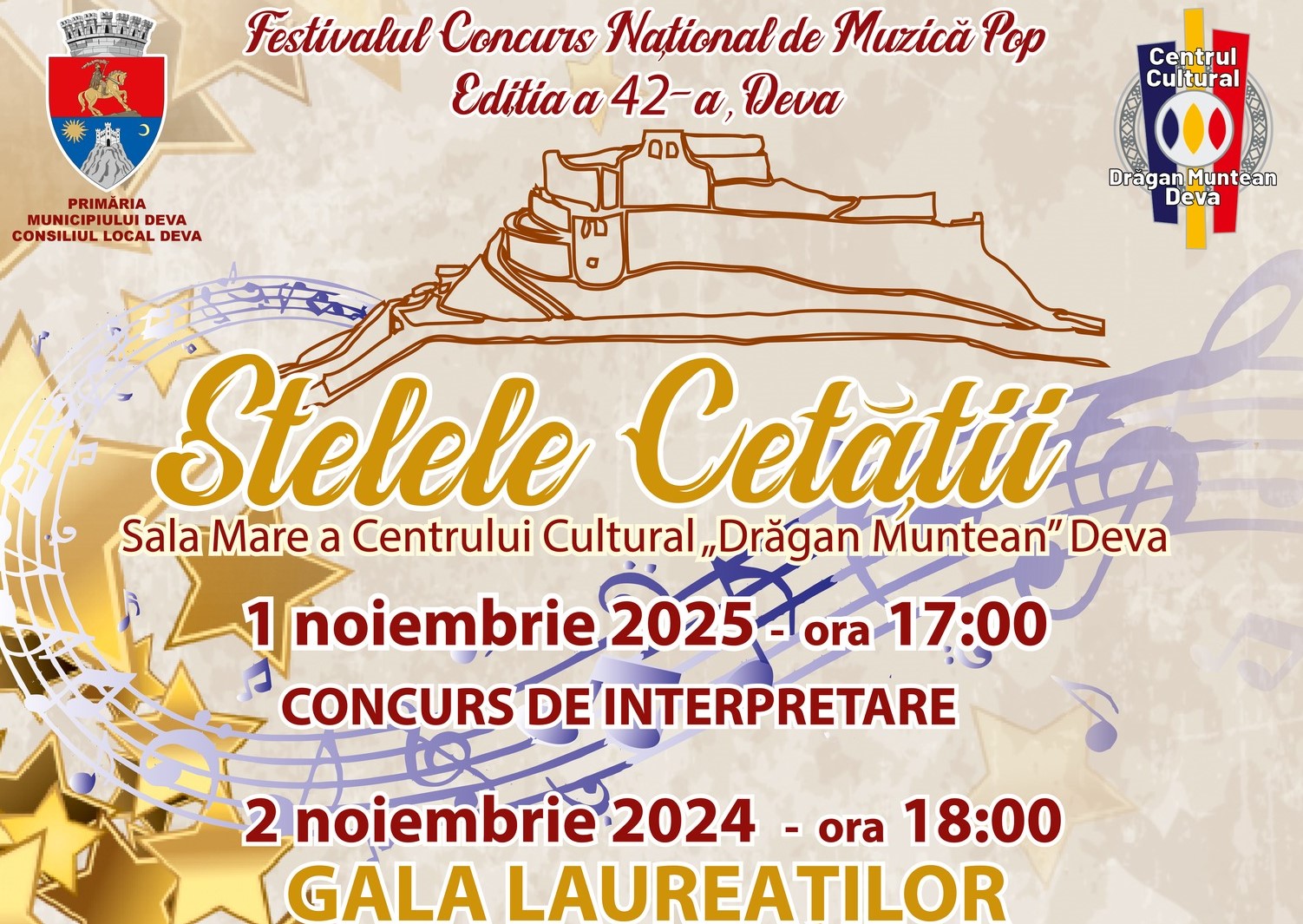 „Stelele Cetății” vor străluci din nou pe scena de la Deva