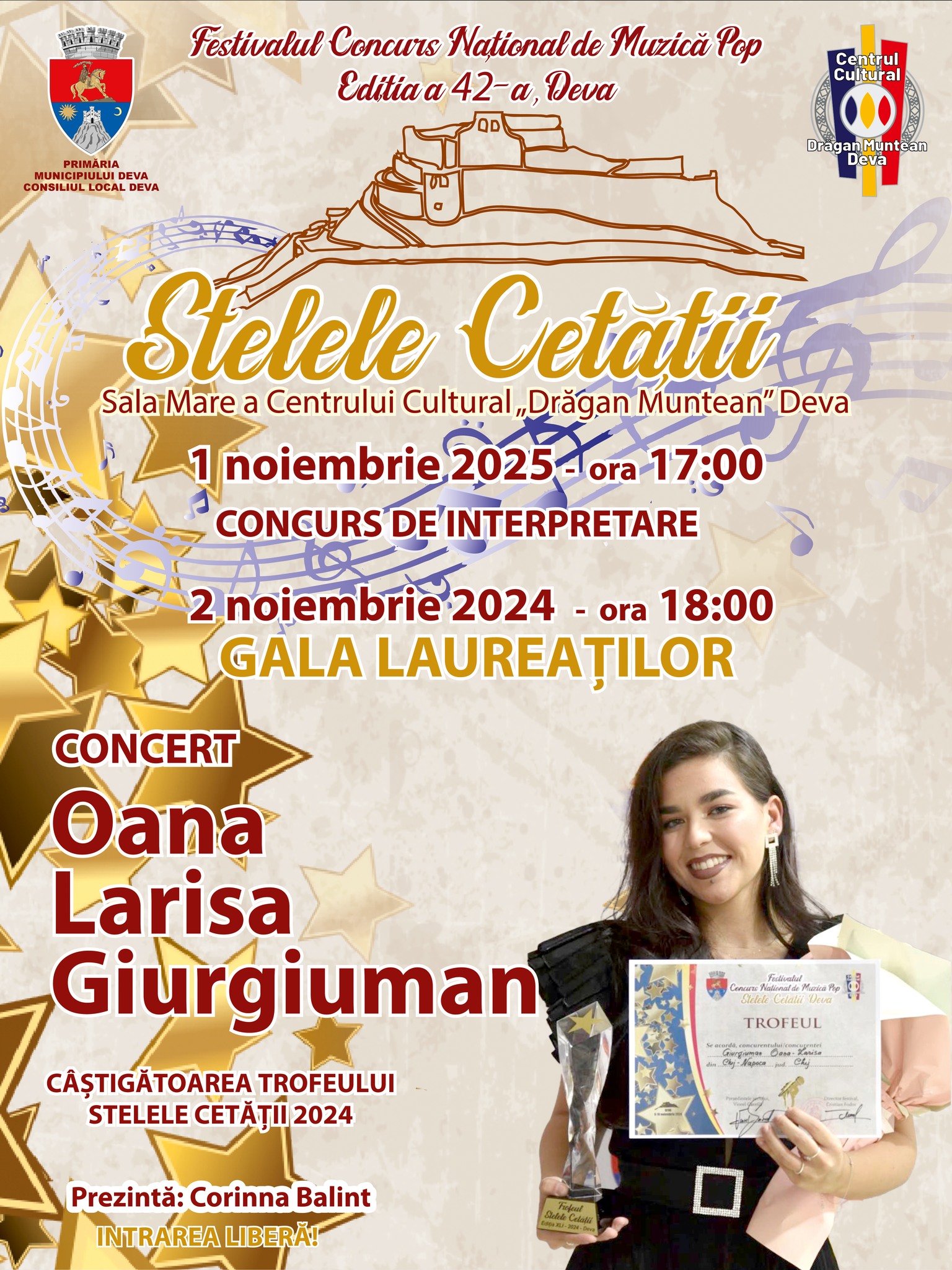 „Stelele Cetății” vor străluci din nou pe scena de la Deva
