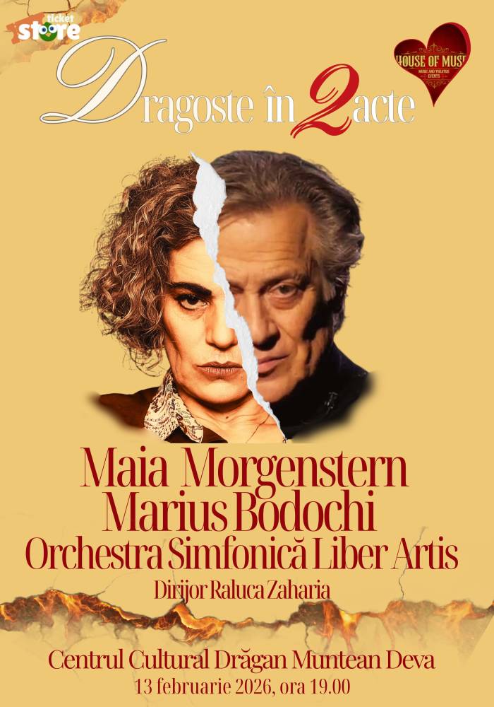 „Dragoste în 2 acte (și un bis)” – O seară de teatru, muzică și emoție la Deva