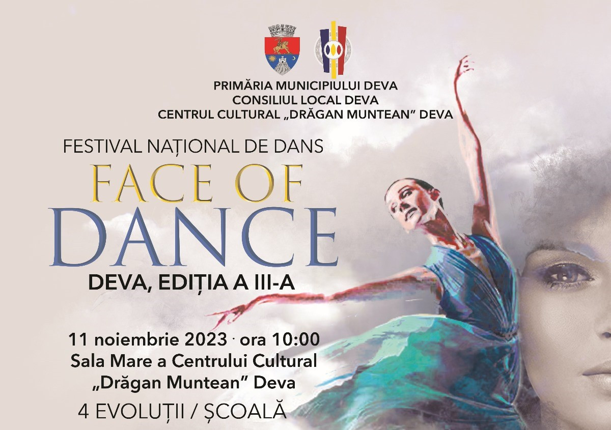 Încep înscrierile la Festivalul Național de Dans ,,Face of Dance”- Deva 2023