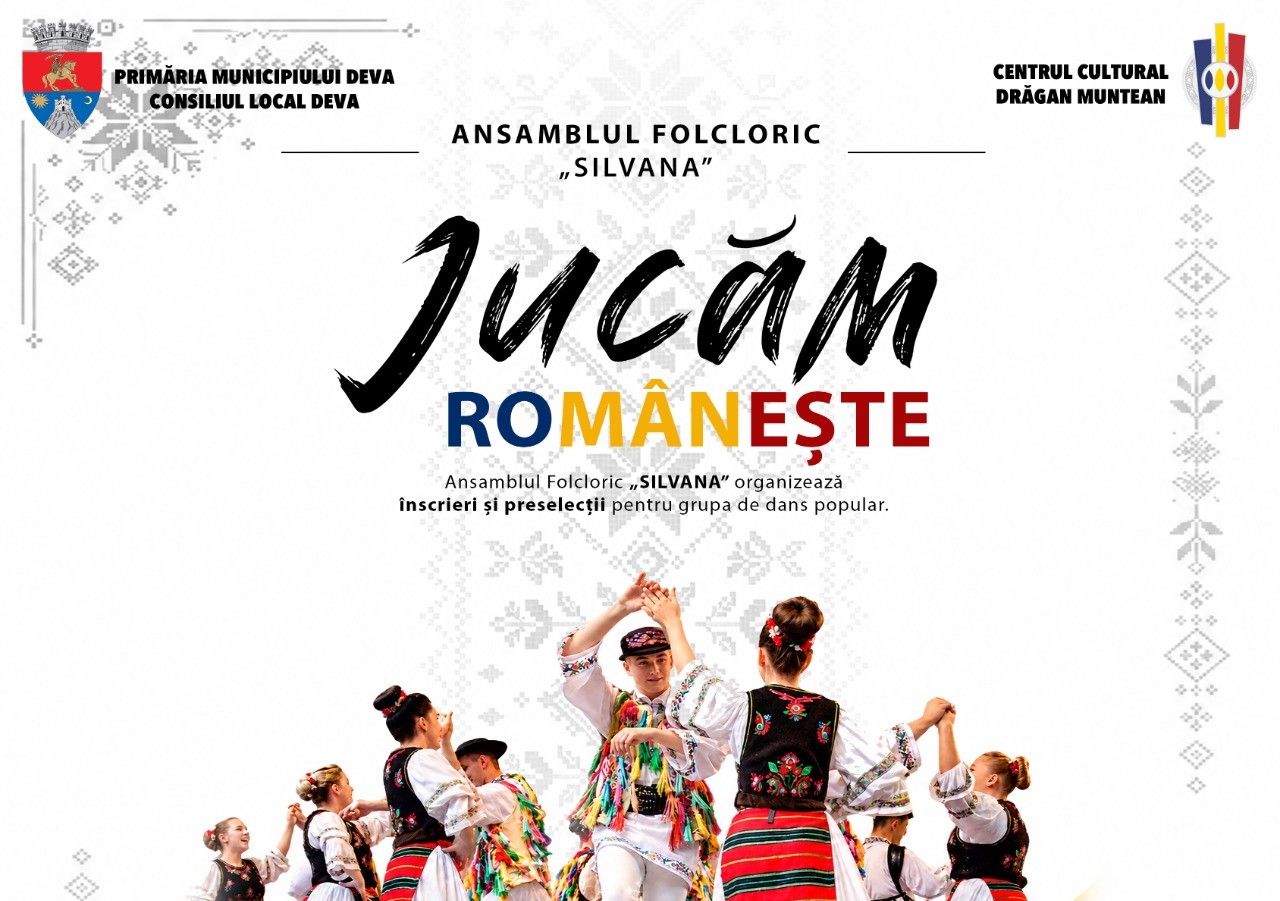 Ansamblul Folcloric „SILVANA” își deschide porțile pentru o nouă generație de dansatori!