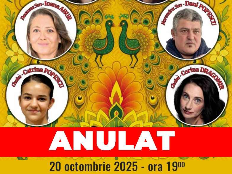 Spectacolul „Maitreyi” din 20 octombrie 2025 a fost anulat