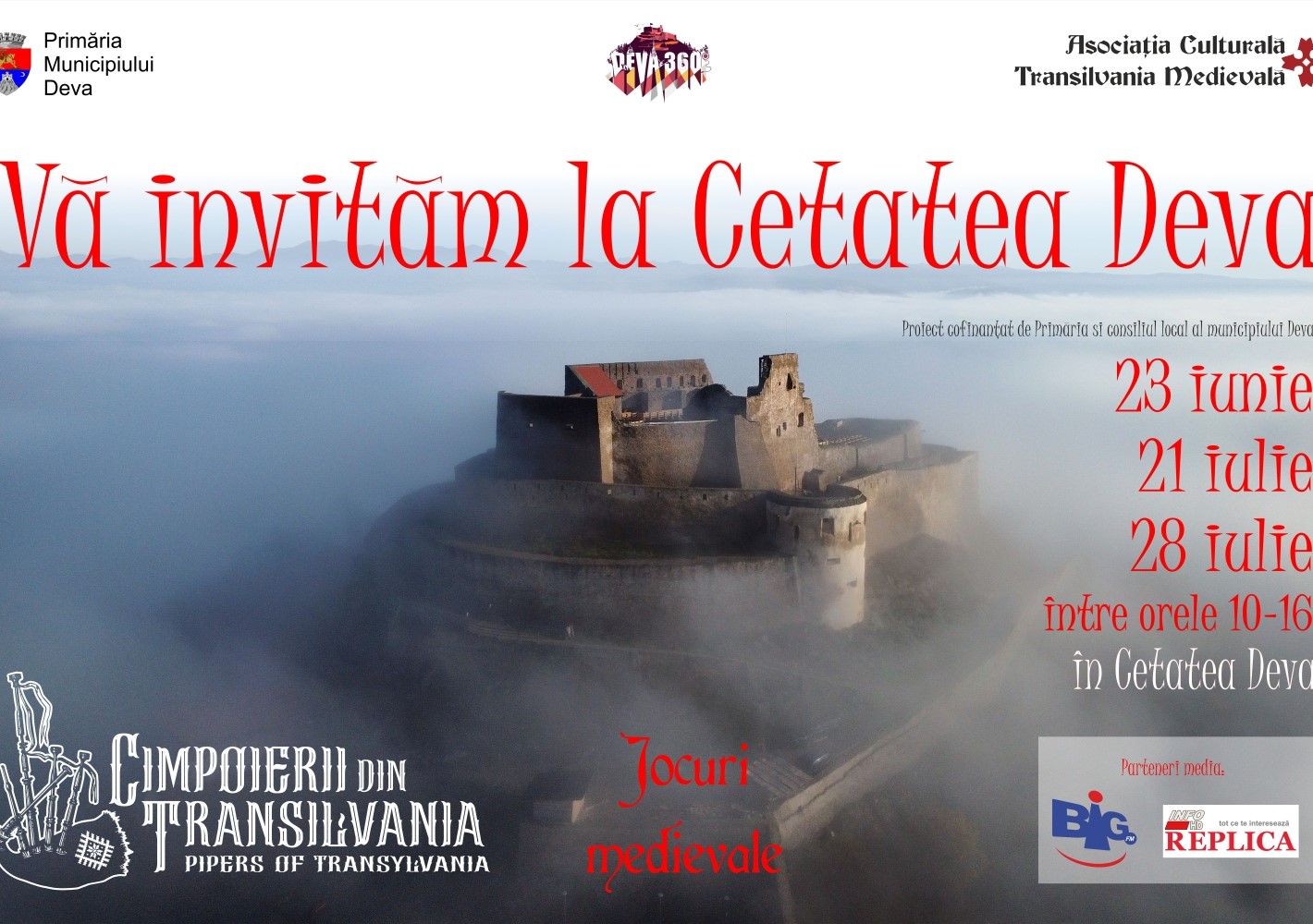 ,,Vă invităm la Cetatea Deva” – proiect cultural