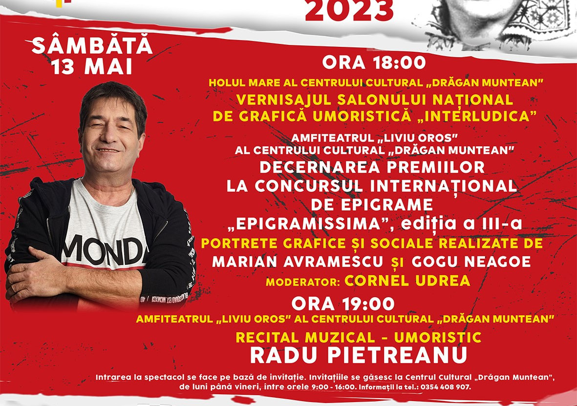 Festivalului Național de Umor „Liviu Oros”, ediția a XXII-a!