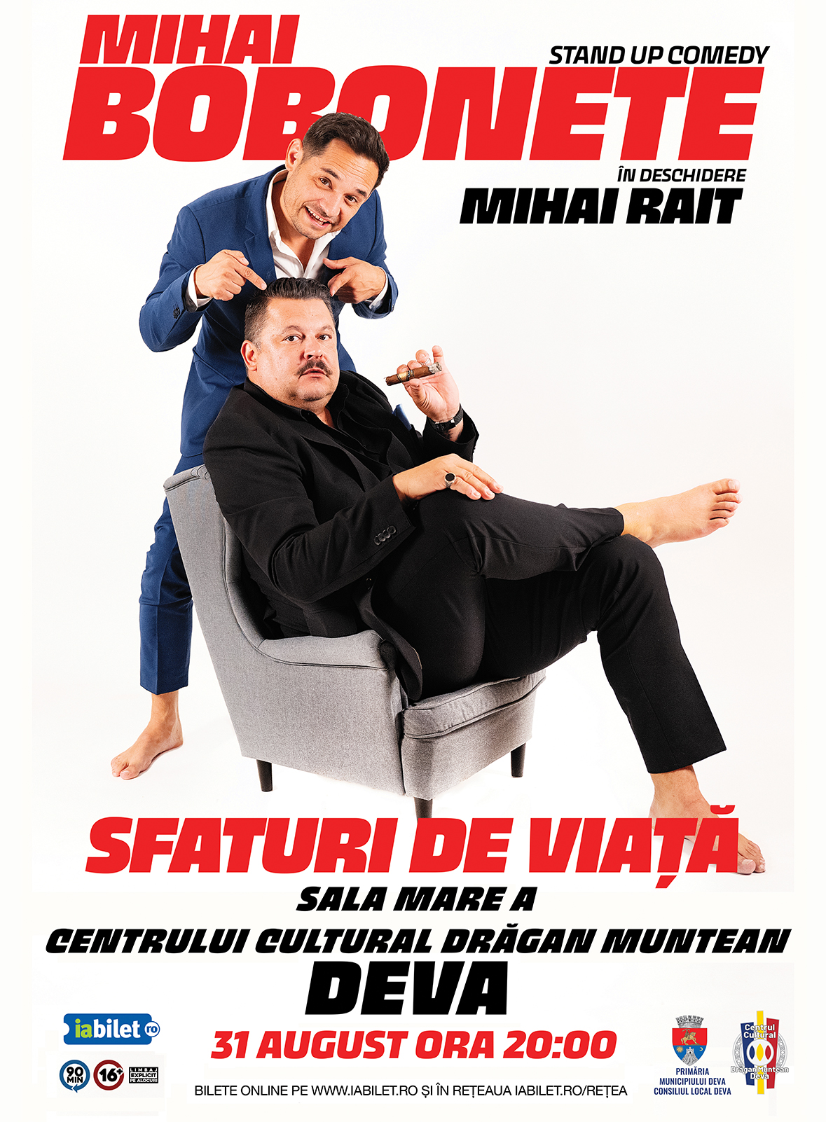 ,, Sfaturi de Viață” - Stand-up Comedy cu Mihai Bobonete si Mihai Rait