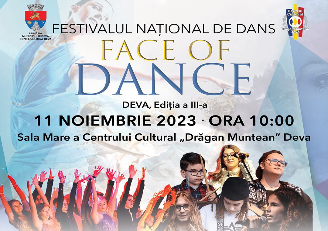 Invitație la Festivalul Național de Dans ,,Face of Dance”!