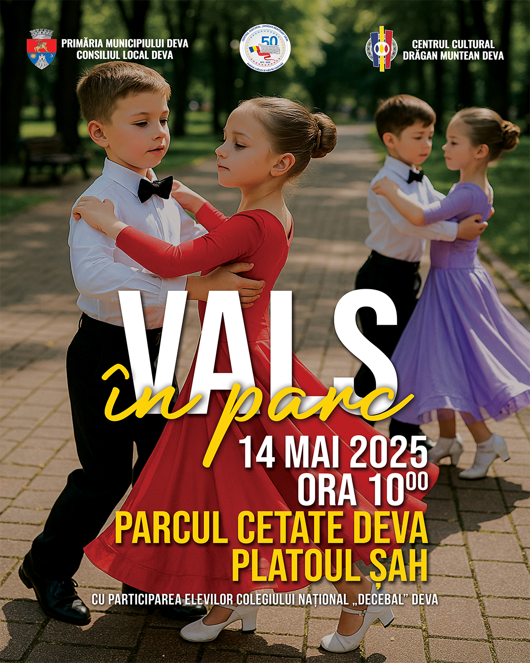 „Vals în Parcul Cetate” – Eleganță și educație prin dans în aer liber
